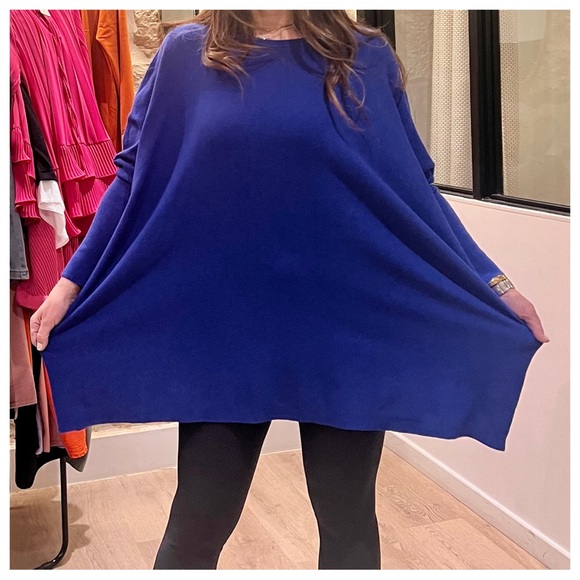 #34 CASHMERE BLEND OVERSIZED FABULOUS SWEATER FROM PARIS - Picture 5 of 7